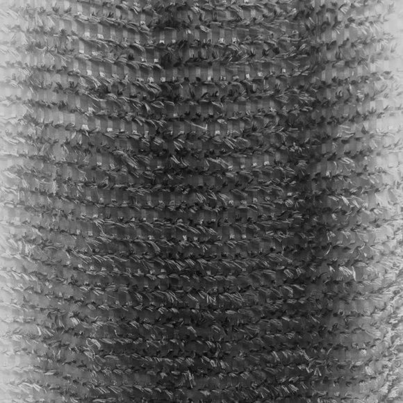 Bespoke Hand Tailored Black Eyelash Textured Formal Designer Maxi Pencil Skirt - Picture 4 of 7